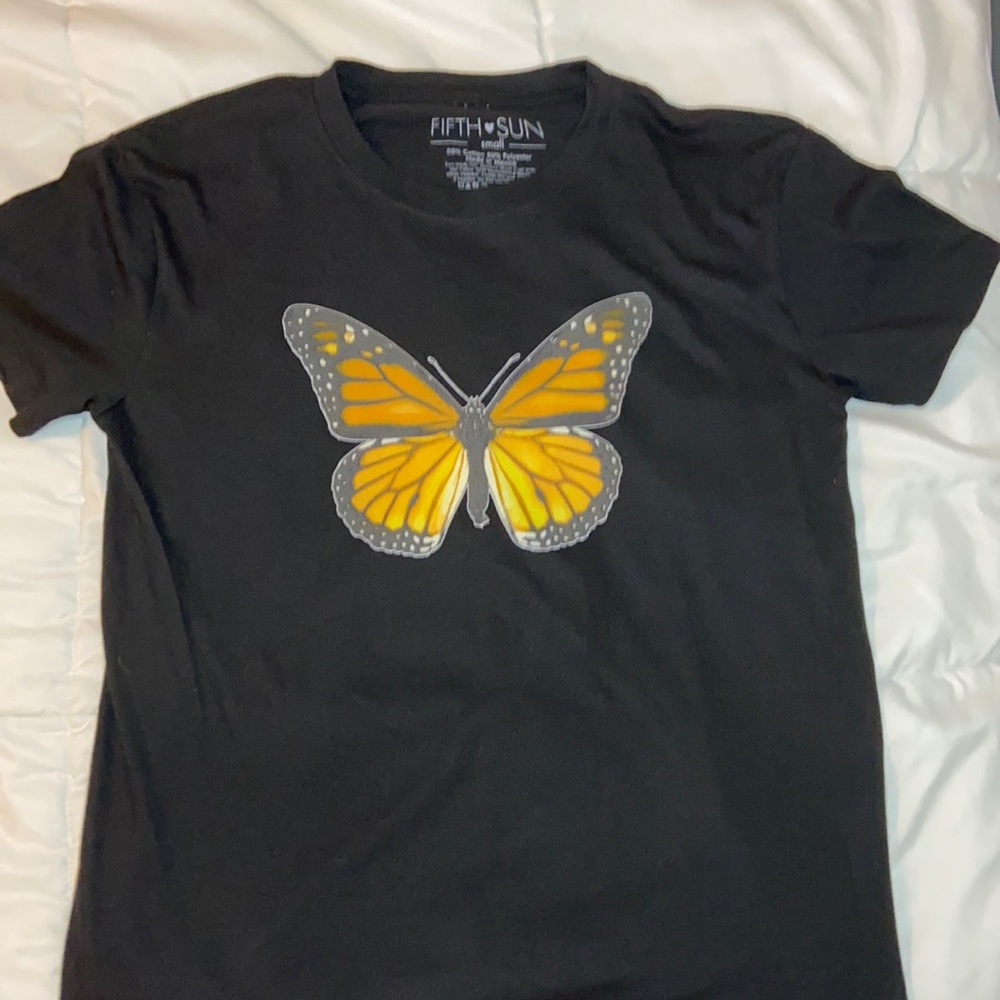 Black Butterfly Shirt